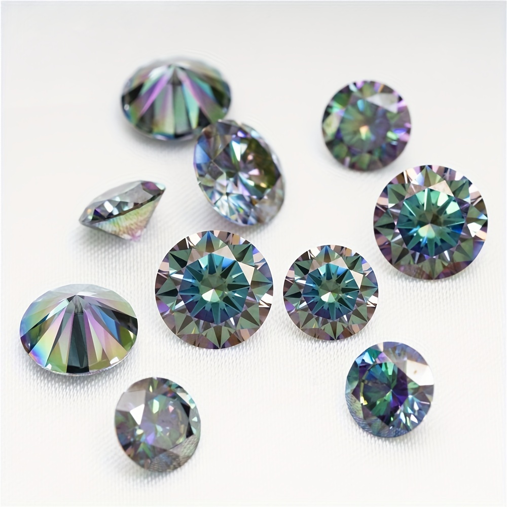 Colorless 0.5-5CT Round VVS1 Loose Diamond Moissanite for Jewelry Making